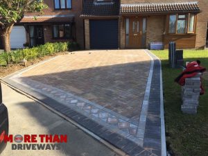 New Driveway With Paving in Worthing