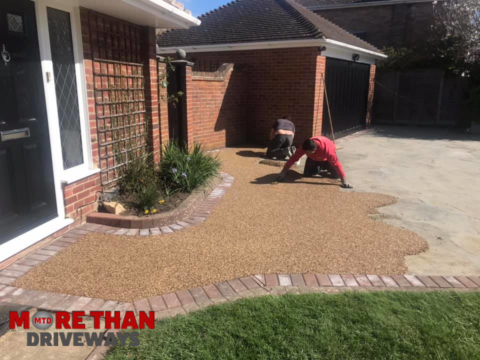 New Driveway in Chichester Being installed
