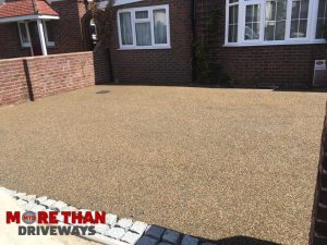 New Resin Driveway With Cobblestones
