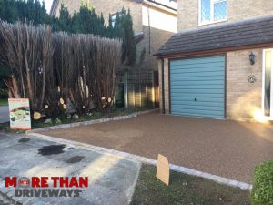 Resin Driveway With Resin Bound Pathway